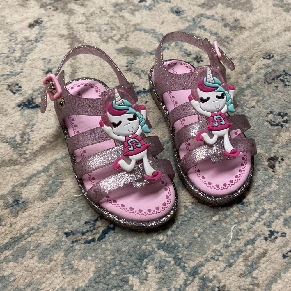 Unicorn Jelly Sandal Shoes Toddler